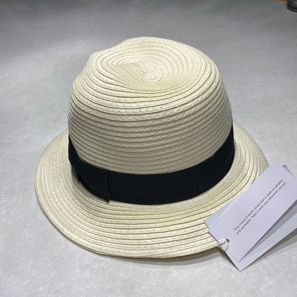 New Aritzia Azure Skies Sun straw Hat size S/M with tags white ⭐️⭐️⭐️⭐️ - Picture 13 of 14
